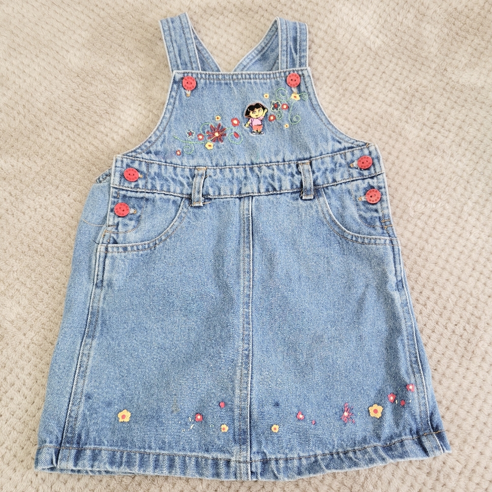 Vintage Dora Overall Bib Dress